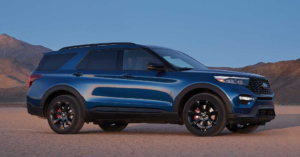 Ford Explorer 2022 electric blue