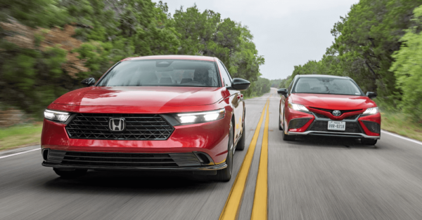 Comparing the Toyota Camry Hybrid and the Honda Accord Hybrid